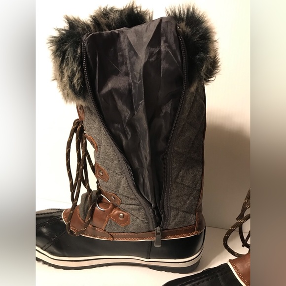 Dream Pairs winter snow insulated boots women size 11 - Picture 2 of 12